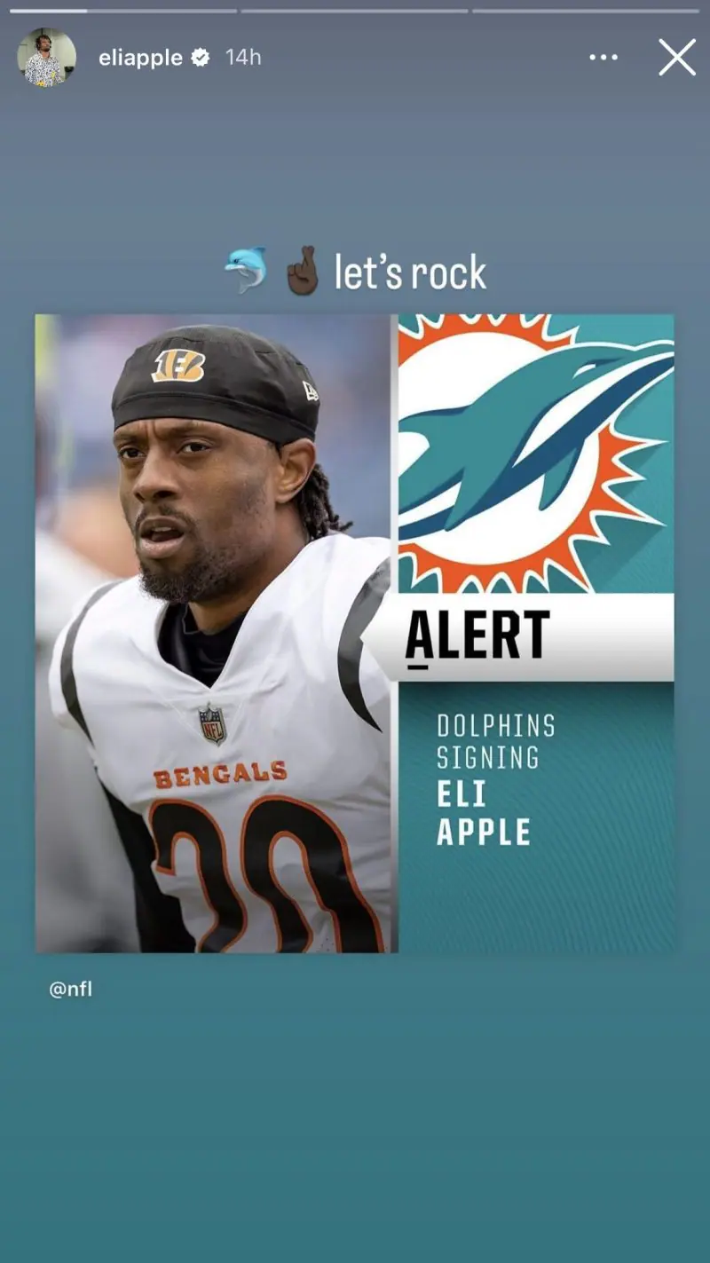 miami dolphins sign